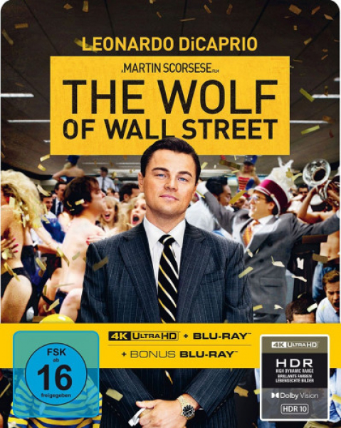 The Wolf of Wall Street (4K UHD+ 2x Blu-ray Disc) - Limited Steelbook Edition