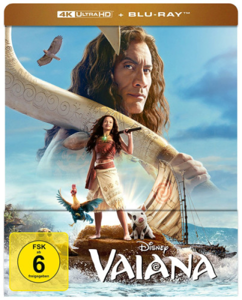 Vaiana (Live Action) (4K UHD+Blu-ray Disc) - Limited Steelbook Edition