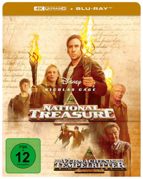 Das Vermächtnis der Tempelritter (4K UHD+Blu-ray Disc) - Limited Steelbook Edition