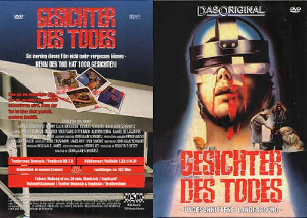 Gesichter des Todes - Ungeschnittene Langfassung - kleine Hartbox