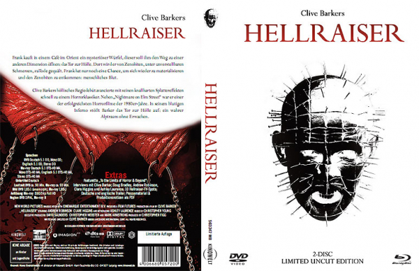Hellraiser - Limited Uncut 2-Disc Mediabook (DVD+Blu-ray Disc) - White Edition