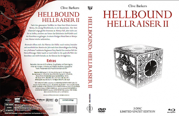 Hellbound - Hellraiser 2 - Limited Unrated 2-Disc Mediabook (DVD+Blu-ray Disc) - White Edition