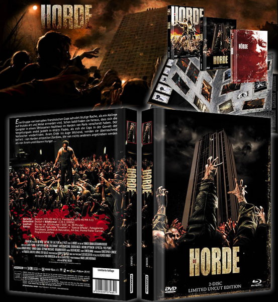 Die Horde - Uncut Limited Edition (DVD+Blu-ray Disc) - Mediabook - Cover B