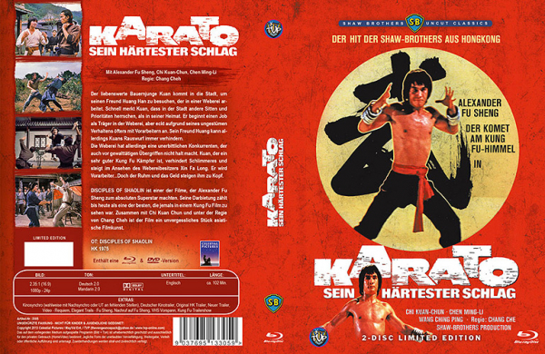 Karato - Sein härtester Schlag - Uncut Limited Edition (DVD+Blu-ray Disc) - Mediabook