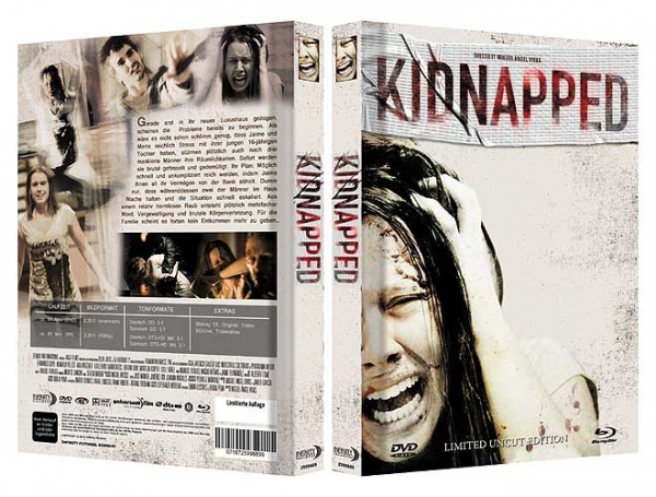 Kidnapped - Limited Uncut 333 Edition (DVD+Blu-ray Disc) - Mediabook - Cover A