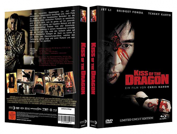 Kiss of the Dragon - Limited Uncut 333 Edition (DVD+Blu-ray Disc) - Mediabook - Cover A