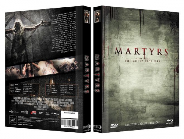 Martyrs (2015) - Limited Uncut 444 Edition (DVD+Blu-ray Disc) - Mediabook - Cover B