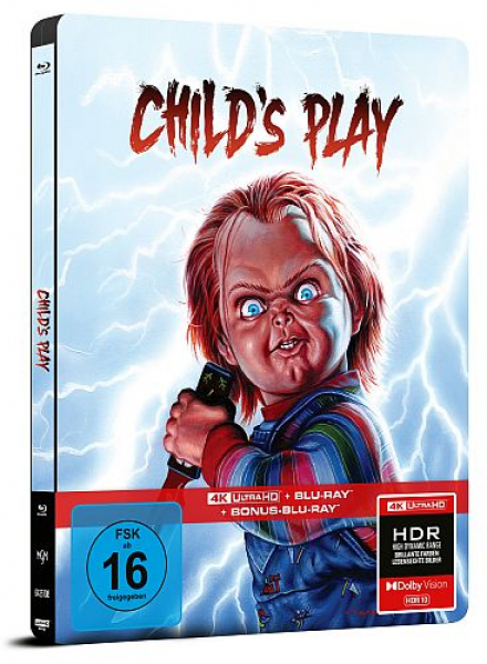 Chucky - Die Mörderpuppe - Limited Uncut Edition (4K UHD+2x Blu-ray Disc) - Steelbook