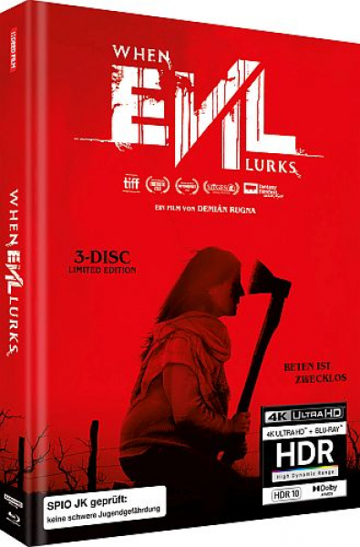 When Evil Lurks - Limited Uncut 666 Edition (4K UHD+2x Blu-ray Disc) - Mediabook - Cover B