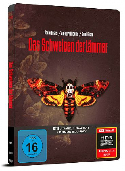 Das Schweigen der Lämmer - Limited Edition (4K UHD+2x Blu-ray Disc) - Steelbook