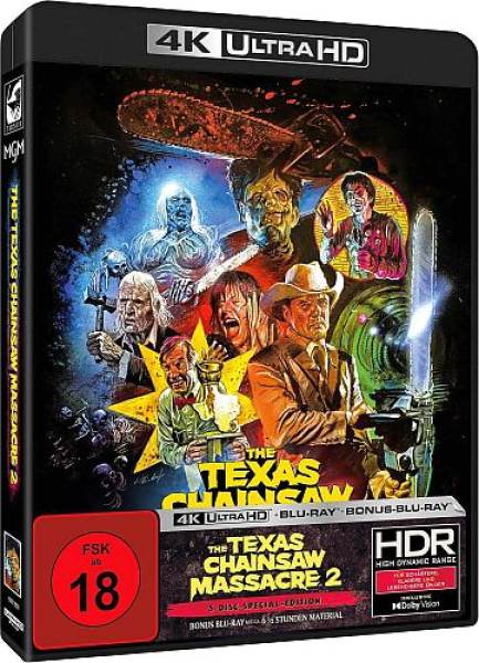 The Texas Chainsaw Massacre 2 (4K UHD+Blu-ray Disc+Bonus Blu-ray Disc)