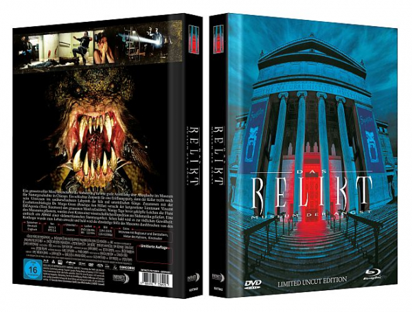 Das Relikt - Limited Uncut 222 Edition (DVD+Blu-ray Disc) - Mediabook - Cover B