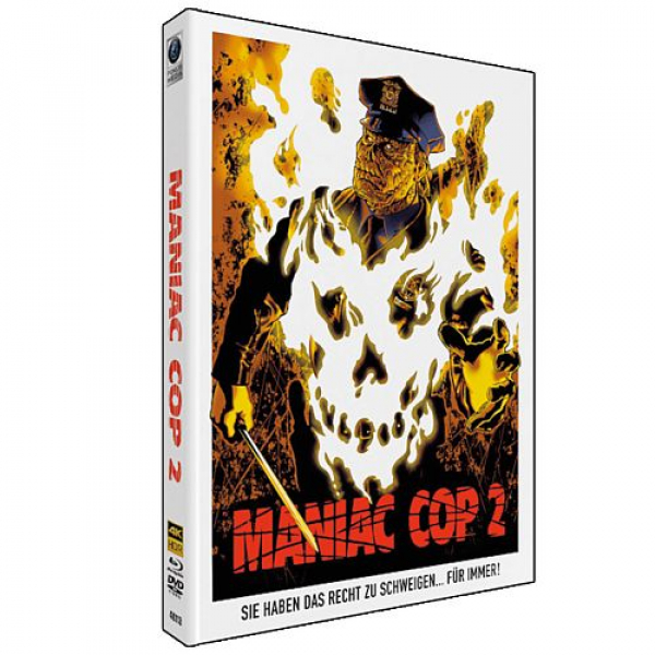 Maniac Cop 2 - Limited Uncut Edition (4K UHD+DVD+Blu-ray Disc) - Wattiertes Mediabook
