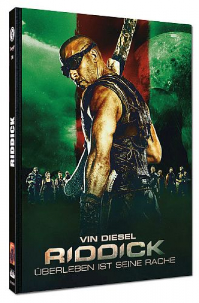 Riddick - Extended Cut - Limited Uncut 222 Edition (DVD+Blu-ray Disc) - Mediabook - Cover D