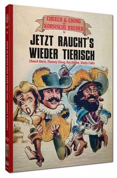 Cheech & Chong - Weit und breit kein Rauch in Sicht - Limited 222 Edition (DVD+Blu-ray Disc) - Mediabook - Cover B