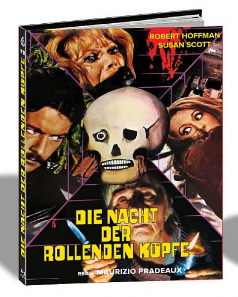 Die Nacht der rollenden Köpfe  - Limited Uncut 500 Edition (Blu-ray Disc) - Mediabook - Cover A