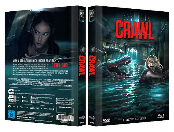 Crawl - Limited Uncut 333 Edition (DVD+Blu-ray Disc) - Mediabook - Cover A