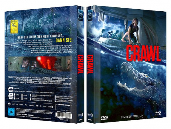 Crawl - Limited Uncut 222 Edition (DVD+Blu-ray Disc) - Mediabook - Cover B