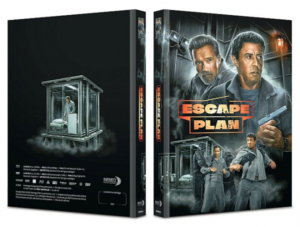 Escape Plan - Limited Uncut 333 Edition (DVD+Blu-ray Disc) - Mediabook - Cover A