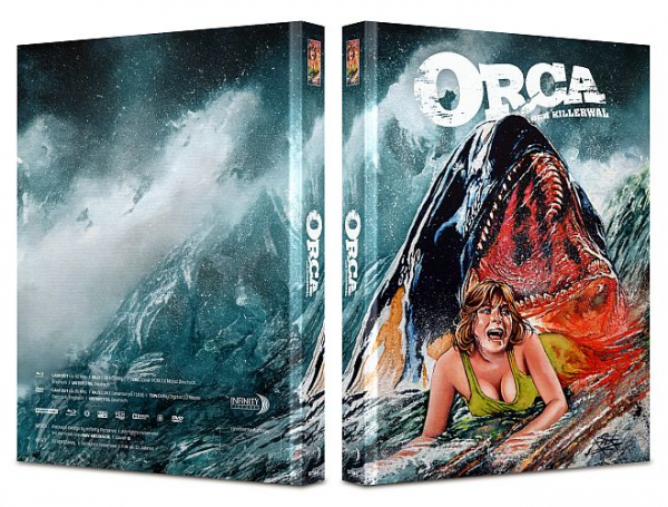 Orca, der Killerwal - Limited Uncut 333 Edition (DVD+Blu-ray Disc) - Mediabook - Cover B