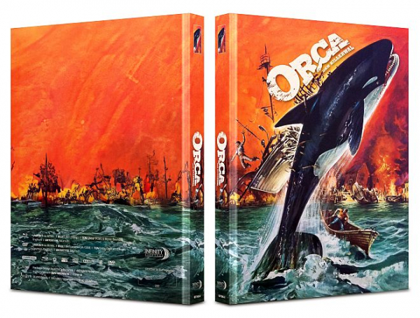 Orca, der Killerwal - Limited Uncut 222 Edition (DVD+Blu-ray Disc) - Mediabook - Cover D