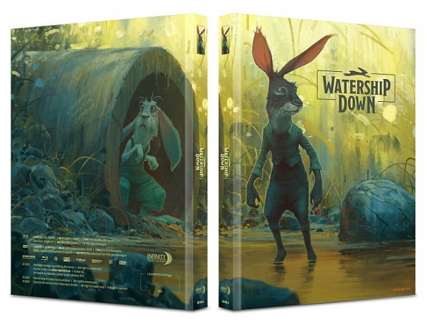 Watership Down (1978) - Limited Uncut 333 Edition (DVD+Blu-ray Disc) - Mediabook - Cover A