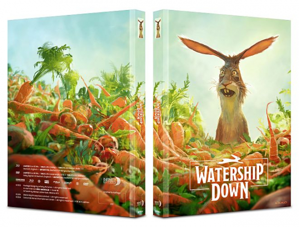 Watership Down (1978) - Limited Uncut 222 Edition (DVD+Blu-ray Disc) - Mediabook - Cover B