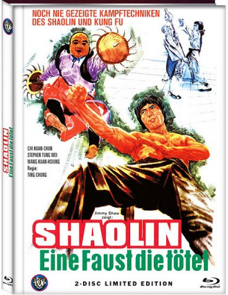 Shaolin - Eine Faust die tötet - Limited Uncut 333 Edition (DVD+Blu-ray Disc) - Mediabook - Cover A