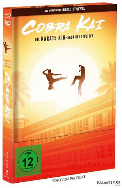 Cobra Kai - Staffel 01 - Limited Uncut 500 Edition (2x DVD+2x Blu-ray Disc) - Mediabook - Cover A