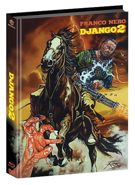 Django 2 - Djangos Rückkehr - Limited Uncut 444 Edition (DVD+Blu-ray Disc) - Wattiertes Mediabook