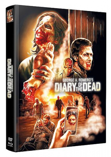 Diary of the Dead - Limited Uncut 255 Edition (DVD+Blu-ray Disc) - Wattiertes Mediabook