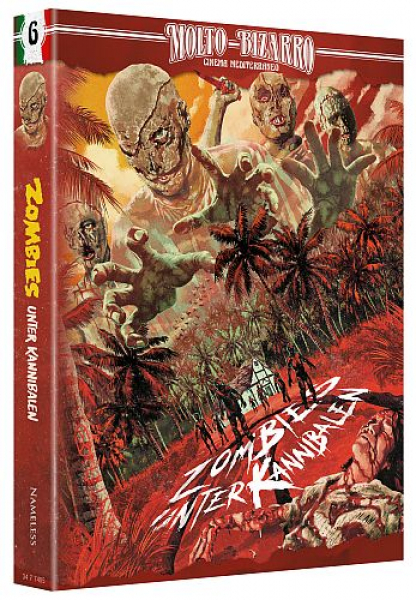 Zombies unter Kannibalen - Limited Uncut 666 Edition (4K UHD+2x Blu-ray Disc) - Mediabook - Cover D