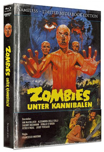 Zombies unter Kannibalen - Limited Uncut 555 Edition (4K UHD+2x Blu-ray Disc) - Wattiertes Mediabook - Cover F