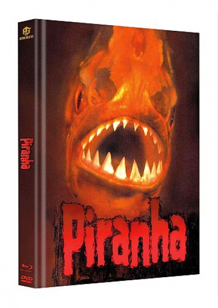 Piranha (1995) - Die Rückkehr der Piranhas - Limited Uncut 150 Edition (DVD+Blu-ray Disc) - Mediabook - Cover C