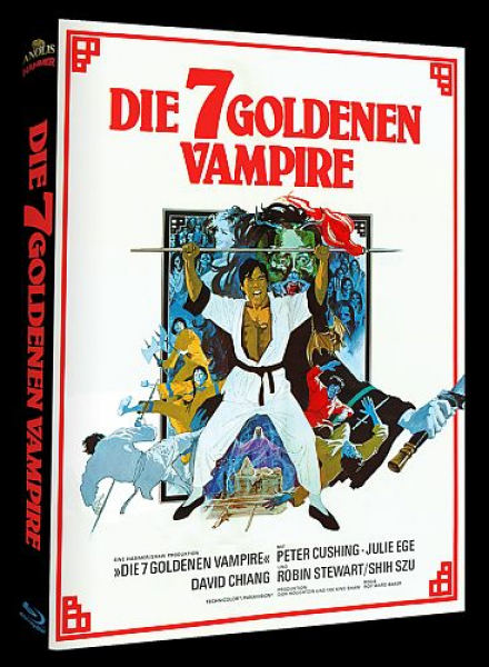 7 goldenen Vampire - Limited Uncut Edition (DVD+Blu-ray Disc) - Mediabook - Cover A