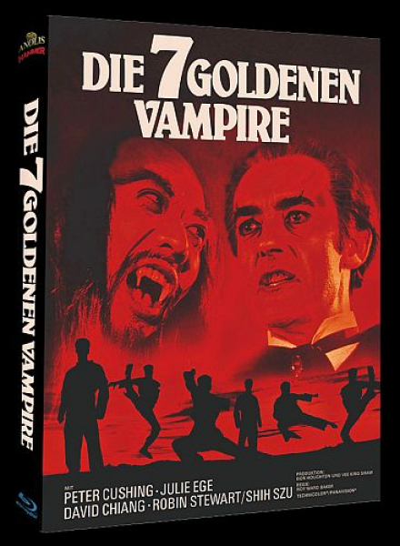 7 goldenen Vampire - Limited Uncut Edition (DVD+Blu-ray Disc) - Mediabook - Cover B