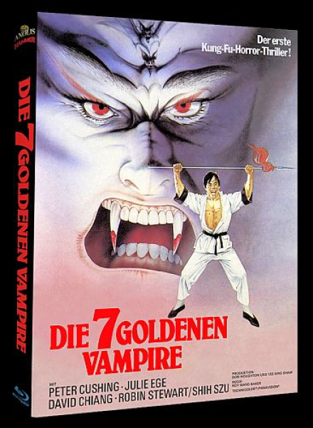 7 goldenen Vampire - Limited Uncut Edition (DVD+Blu-ray Disc) - Mediabook - Cover C
