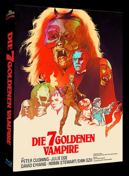 7 goldenen Vampire - Limited Uncut Edition (DVD+Blu-ray Disc) - Mediabook - Cover D