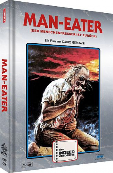 Man Eater - Der Menschenfresser ist zurück  - Limited Uncut 444 Edition (DVD+Blu-ray Disc) - Mediabook - Cover F