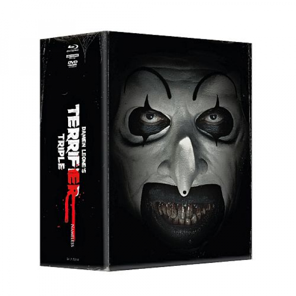 Terrifier 1-3 - Limited Uncut 1000 Edition (4K UHD+Blu-ray Disc+DVD) - Mediabooks im Schuber