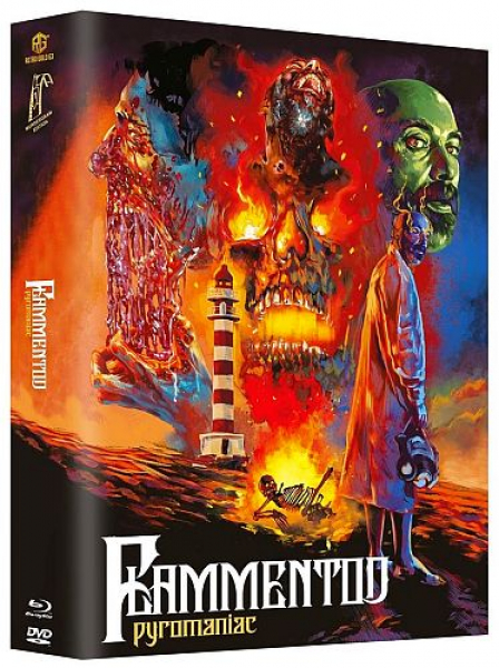 Flammentod - Pyromaniac - Limited Uncut 250 Edition (DVD+Blu-ray Disc) - Mediabook - Cover A