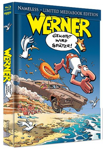 Werner - Gekotzt wird später! - Limited 333 Edition (4K UHD+Blu-ray Disc) - Mediabook - Cover A