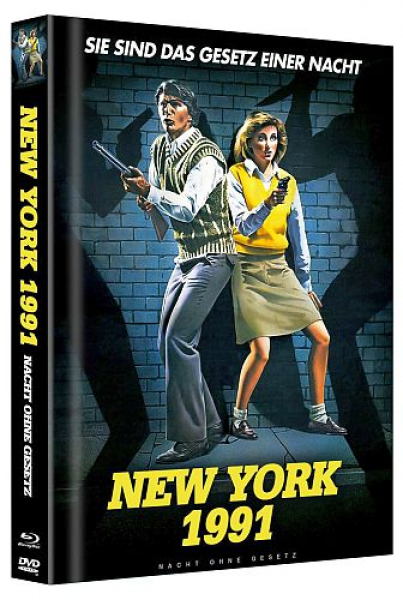 New York 1991 - Nacht ohne Gesetz - Limited Uncut 222 Edition (DVD+Blu-ray Disc) - Mediabook - Cover B