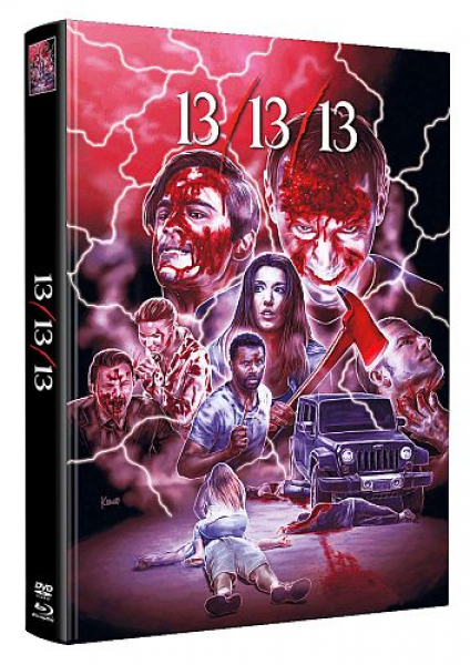 13/13/13 - Day of the Demons - Limited 100 Edition (DVD+Blu-ray Disc) - Wattiertes Mediabook