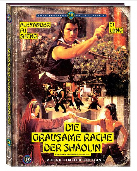 Die grausame Rache der Shaolin - Limited Uncut 250 Edition (DVD+Blu-ray Disc) - Mediabook - Cover B