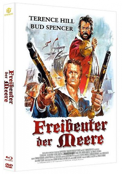 Freibeuter der Meere - Limited Uncut 100 Edition (DVD+Blu-ray Disc) - Wattiertes Mediabook - Cover B