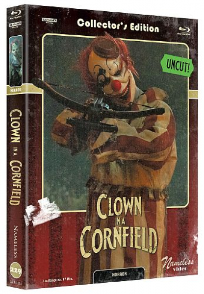 Clown in A Cornfield - Limited Uncut 444 Edition (4K UHD+Blu-ray Disc) - Mediabook - Cover C