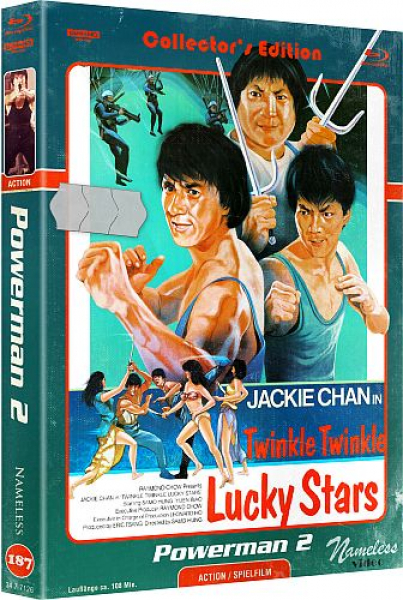 Jackie Chan - Powerman II - Limited Uncut 500 Edition (4K UHD+Blu-ray Disc) - Mediabook - Cover C