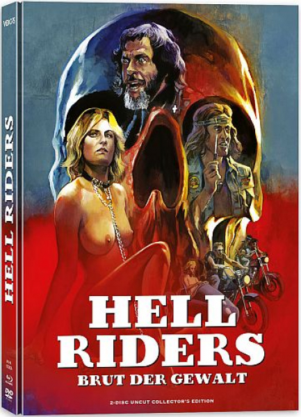 Hell Riders - Brut der Gewalt - Limited Uncut Edition (DVD+Blu-ray Disc) - Mediabook - Cover C