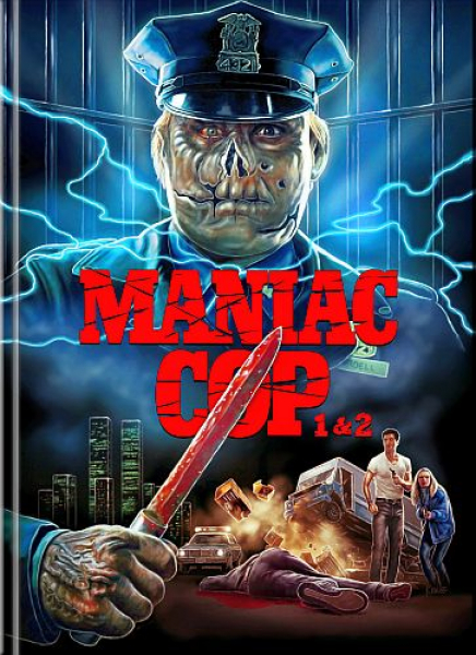 Maniac Cop 1+2 - Limited Uncut 250 Edition (4K UHD+Blu-ray Disc) - Mediabook - Cover B